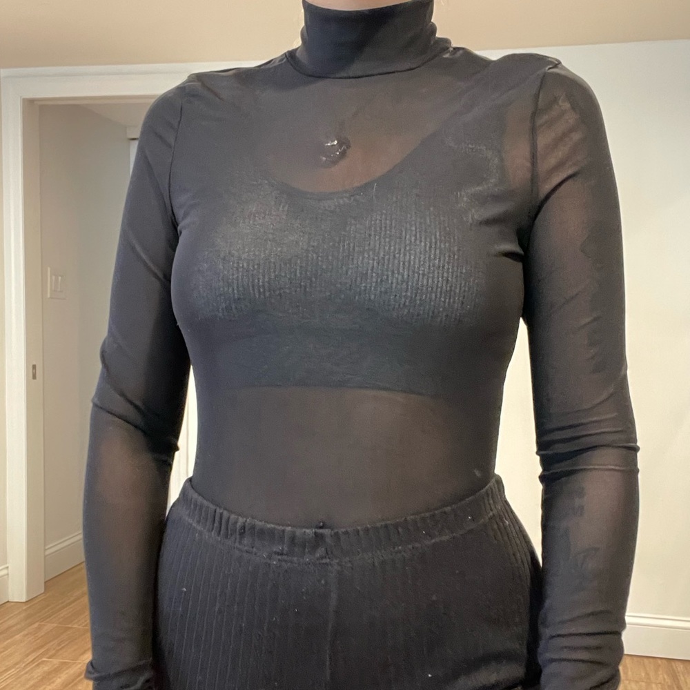 Mesh Black Body Suit